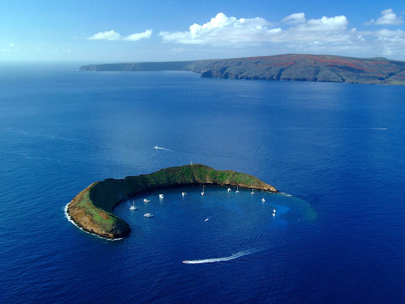 Molokini from the Air